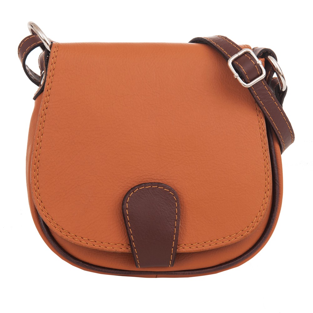 

Ruda Camel Firenze Włoska Skórzana Listonoszka 109