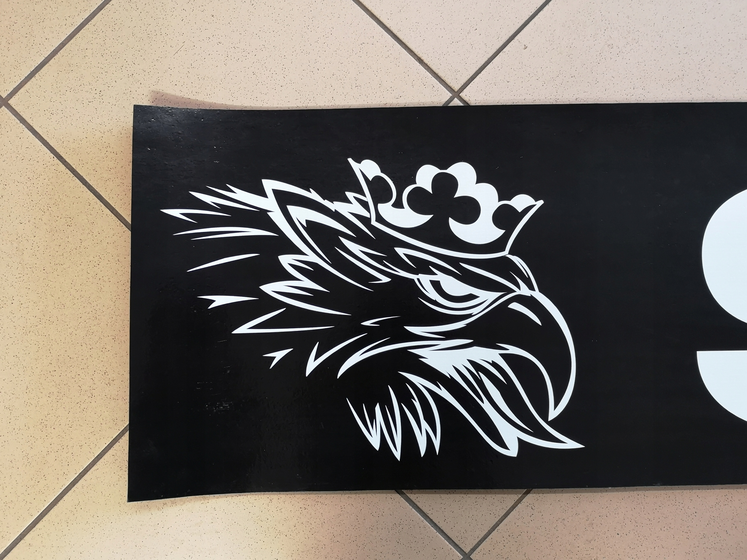 Chlapacz fartuch naczepy przyczepy SCANIA czarny Installation side Rear