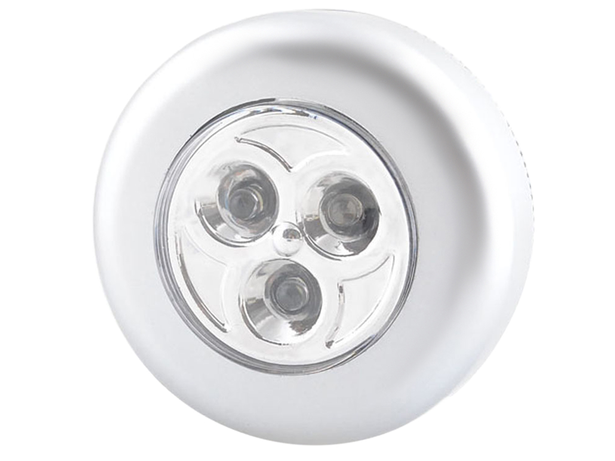 X1 LAMPKA 3LED DIOD SAMOPRZYLEPNA BATERIE DOTYKOWA Pomieszczenie Biuro Jadalnia Korytarz/Schody Kuchnia Salon Pokój dziecięcy Łazienka Sypialnia