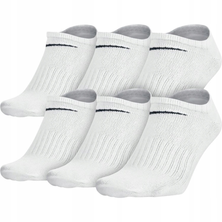 

Nike Skarpety Stopki SX7039 r.38-42 Białe 6PAK