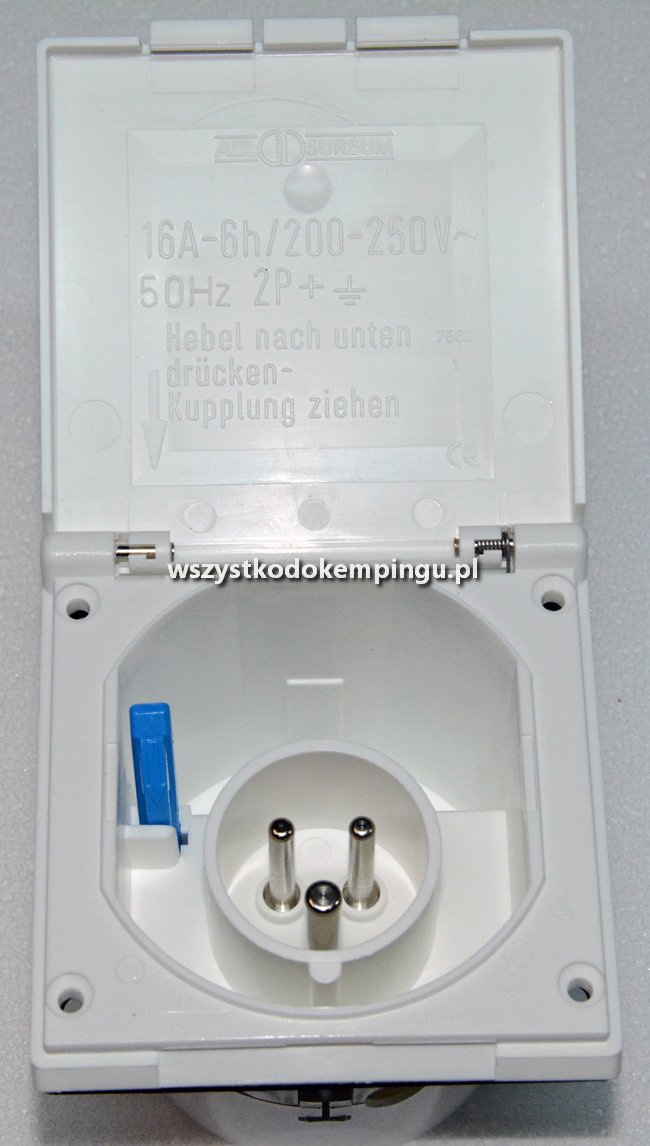 Gniazdo Zewnętrzne Do Podłączenia Prądu CEE 230V Numer katalogowy części cee15