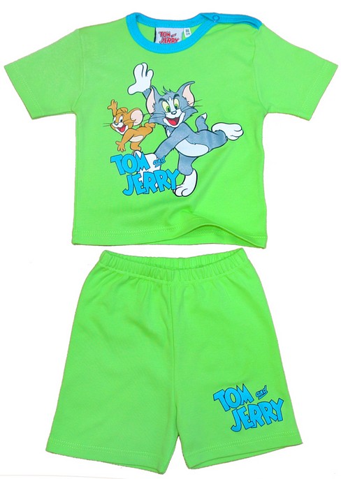 

Komplet niemowlęcy letni Tom i Jerry 100% Bawełna