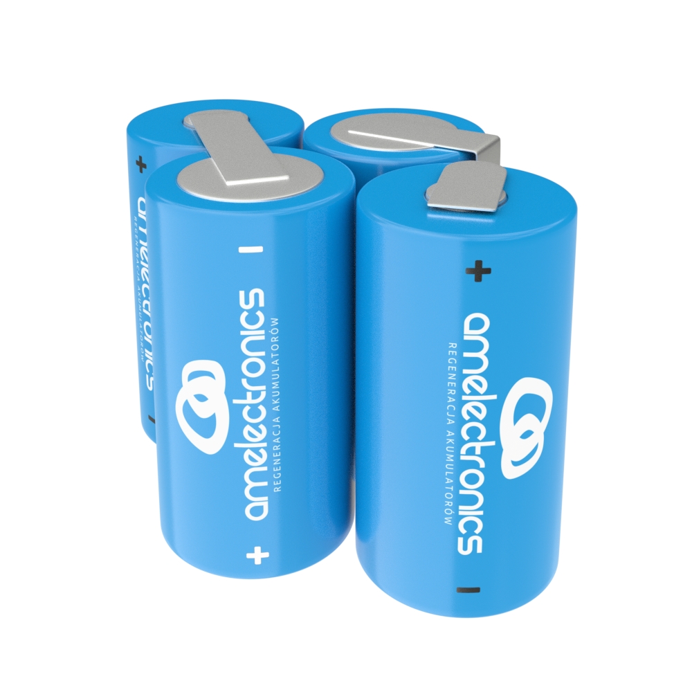 

Pakiet Akumulatorów 4 Ogniwa C 4,8V 2500MAH Ni-cd