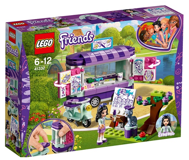 LEGO 41332 FRIENDS - EMMY RAJZOKKAL ELLÁTOTT STAND