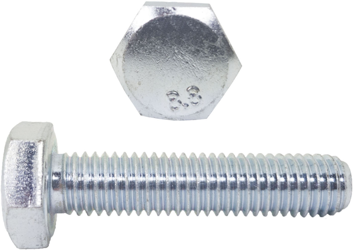 

M7x50 Śruby łeb 6-kątny 8.8 ocynk Din 933 10szt.