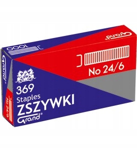 

Zszywki Grand 24/6, opk 1000 szt