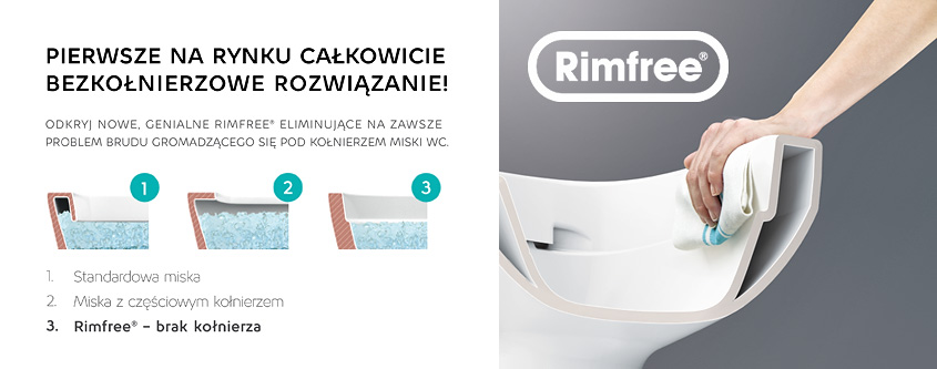 KOŁO STYLE MISKA WISZĄCA RIMFREE L23120 bez kołnie Kod producenta L23120000