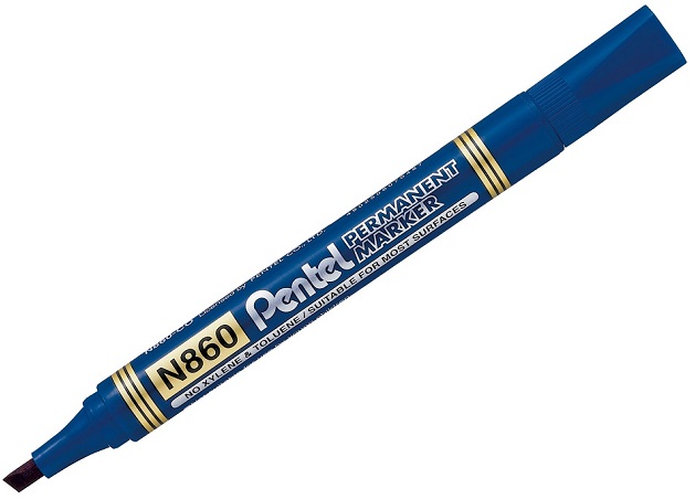 

Marker Permanentny Pentel N860 Ścięty Niebieski