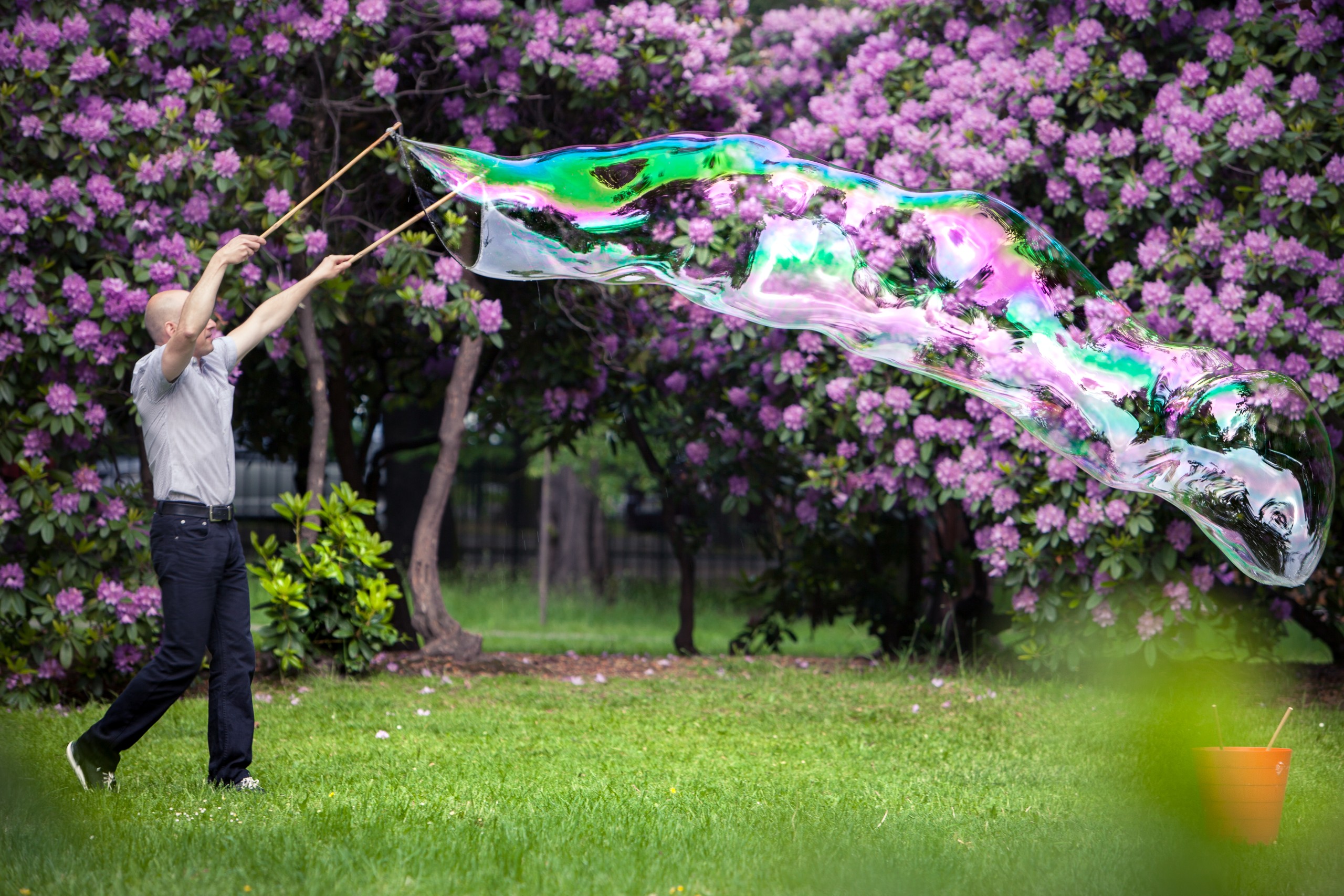 Płyn do Baniek mydlanych ogromne + mini bańki . Rodzaj płyn do baniek