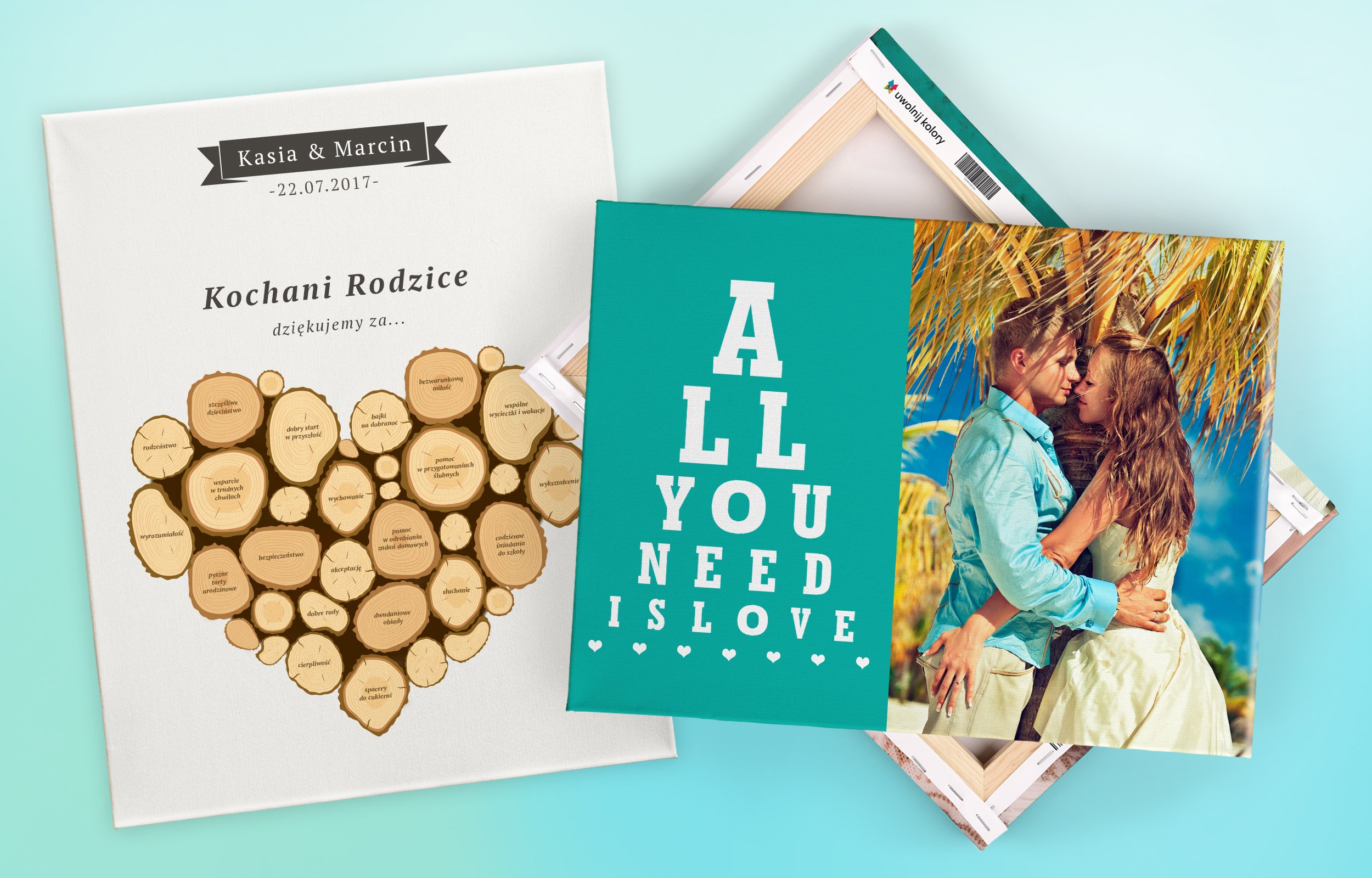 Foto-Obraz na płótnie Twoje zdjęcie 20x30cm obrazy Marka CF