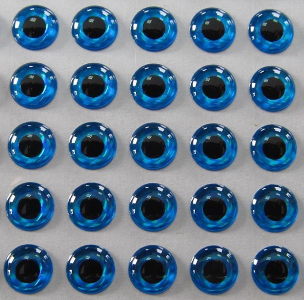 

Oczy 3D 4 mm Niebieskie 100 sztuk