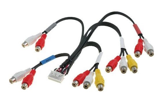 KONEKTOR RCA CINCH ALPINE IVA-D106 20 AUDIO PIN