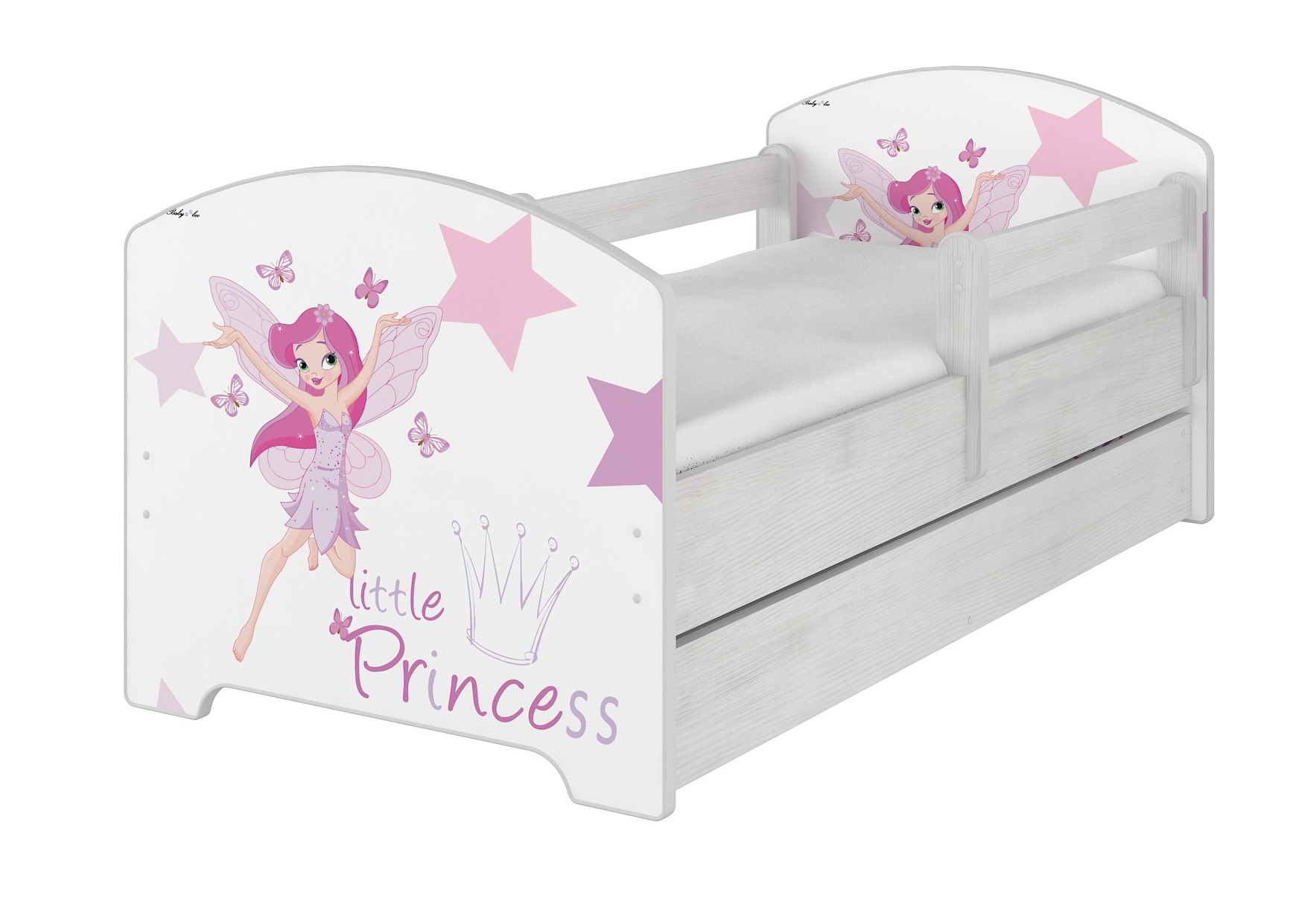 Łóżko OSKAR BABY BOO 140X70 materac+SZUFLADA wzory Kod producenta 5903707846269