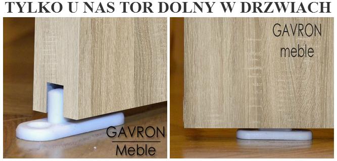 DRZWI PRZESUWNE BLACK LINE 96*210cm CAŁY ZESTAW Marka inna