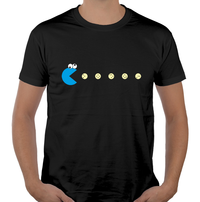 

Koszulka Cookie Pacman tshirt cookie monster L