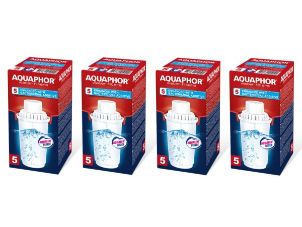 

Wkład filtr do wody Aquaphor B100-5 4szt na 12m-cy