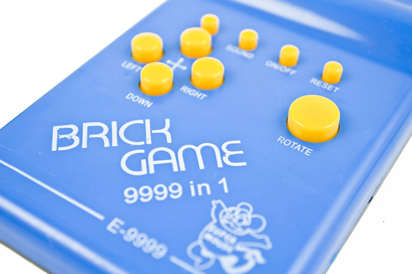 GRA ZRĘCZNOŚCIOWA ELEKTRONICZNA TETRIS TE-TRIS GRY Materiał plastik