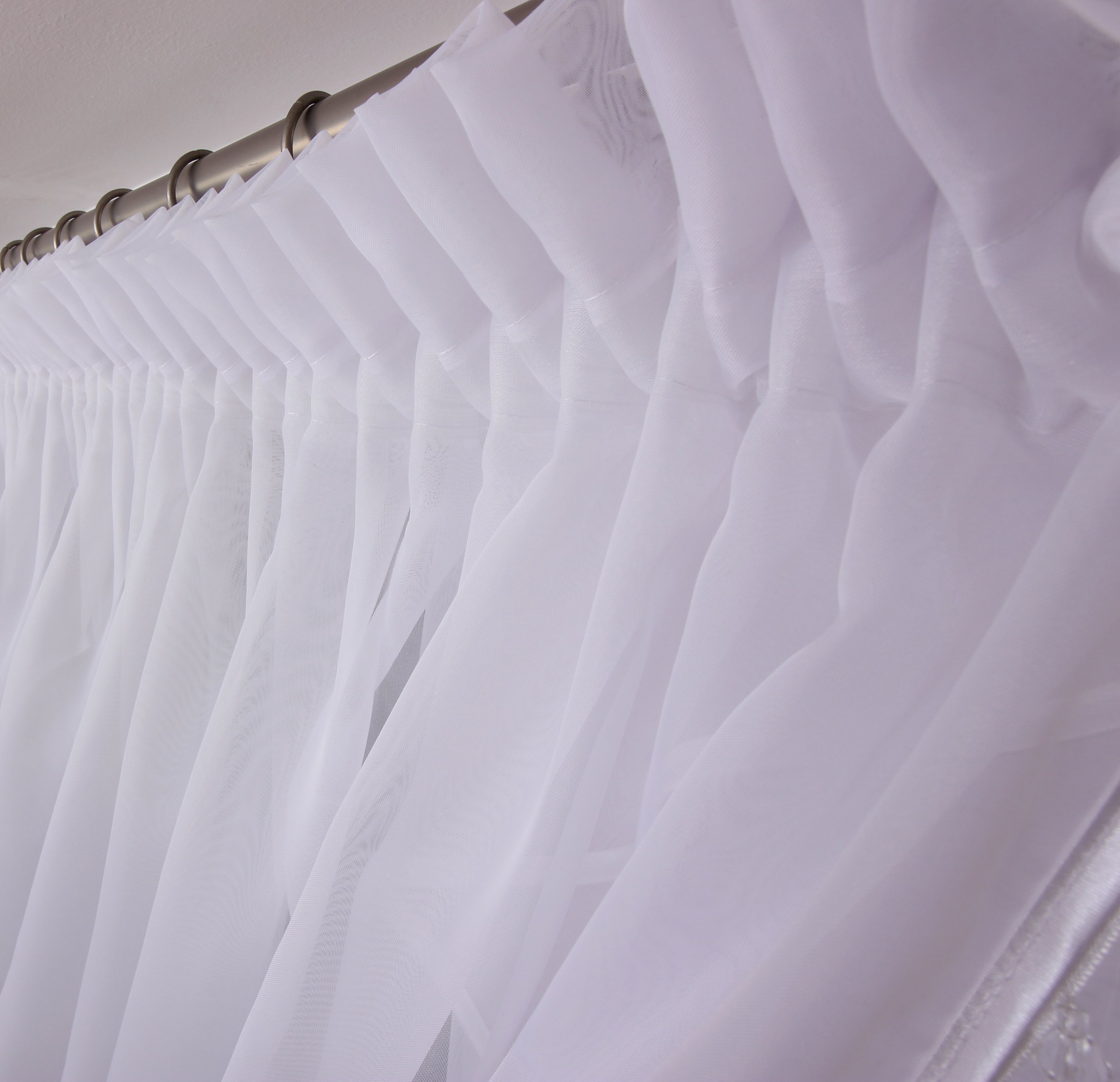 Firana Kaskada kar 2m Gipiura Biała Piękne fale Rodzaj Firana pojedyncza