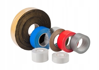 Taśma DUCT czerwona 48 mm x 50 mb do otulin Typ pozostałe