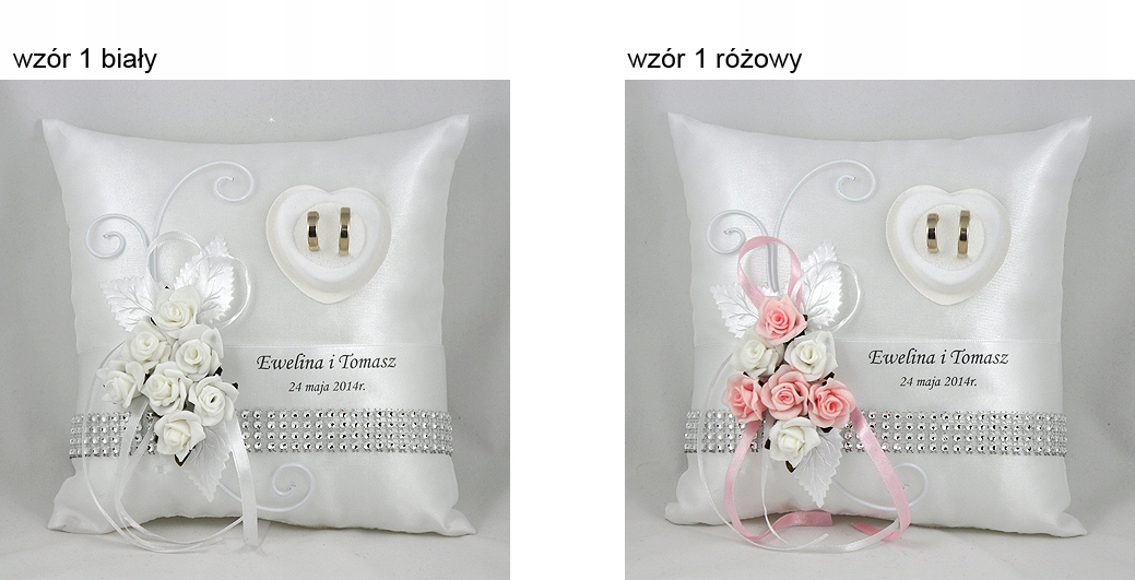 PODUSZKA DO OBRĄCZEK OBRĄCZKI PERSONALIZACJA WZORY EAN (GTIN) 4055329082301