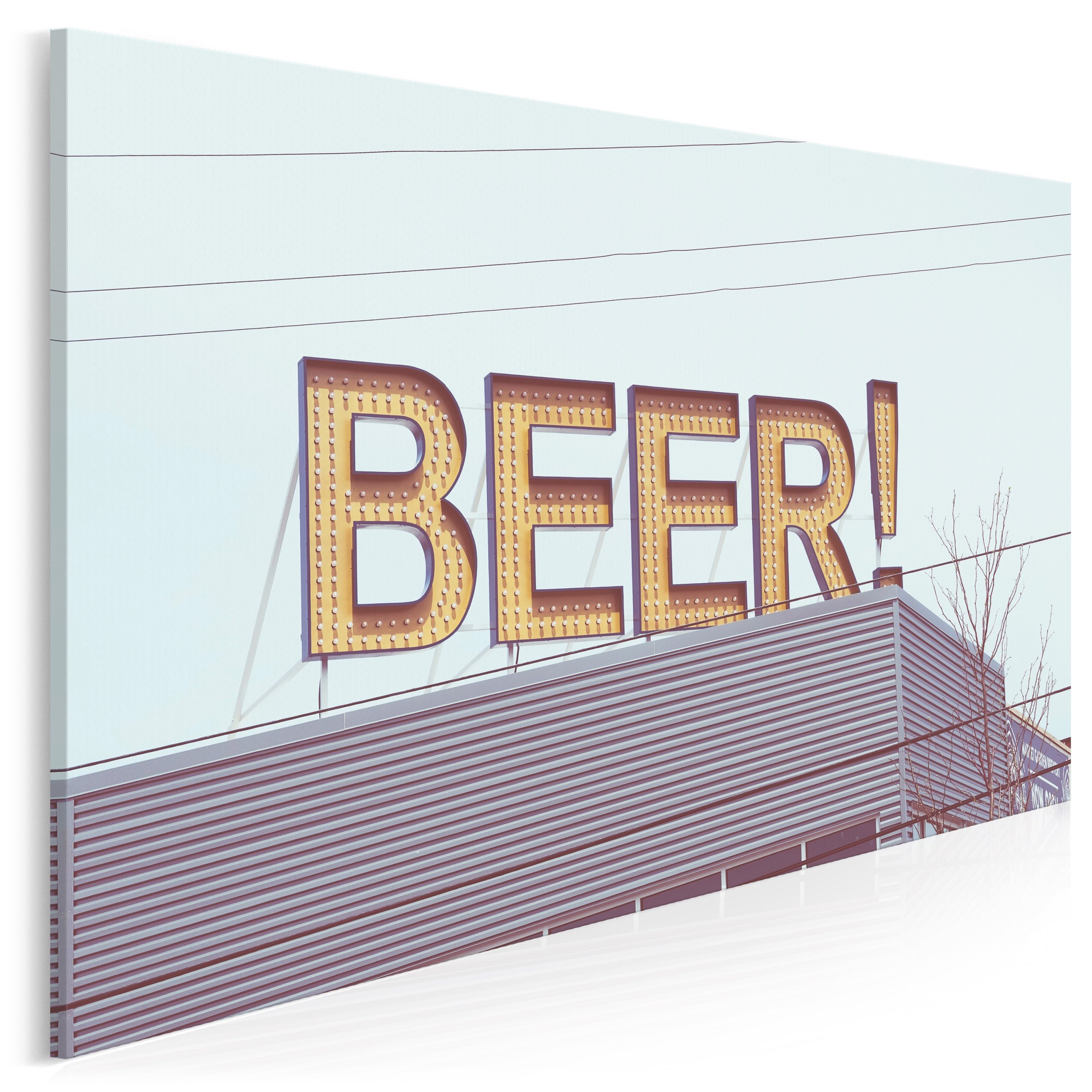 

941901 Fotografia na płótnie Napis Beer Litery