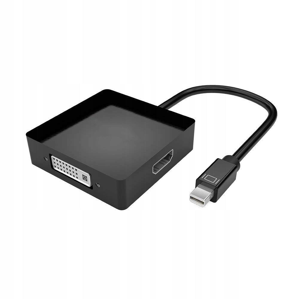 

Funkcjonalny Adapter Mini Dp do Hdmi, DVI, Dp Hit!