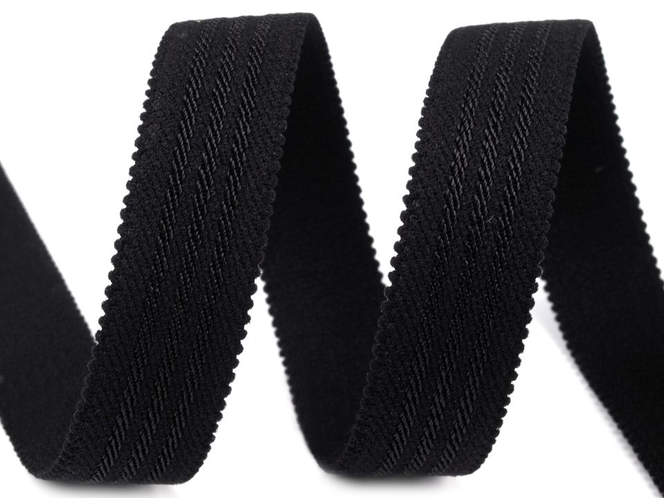 

Guma ramiączkowa 18 mm Czarna 1 mb