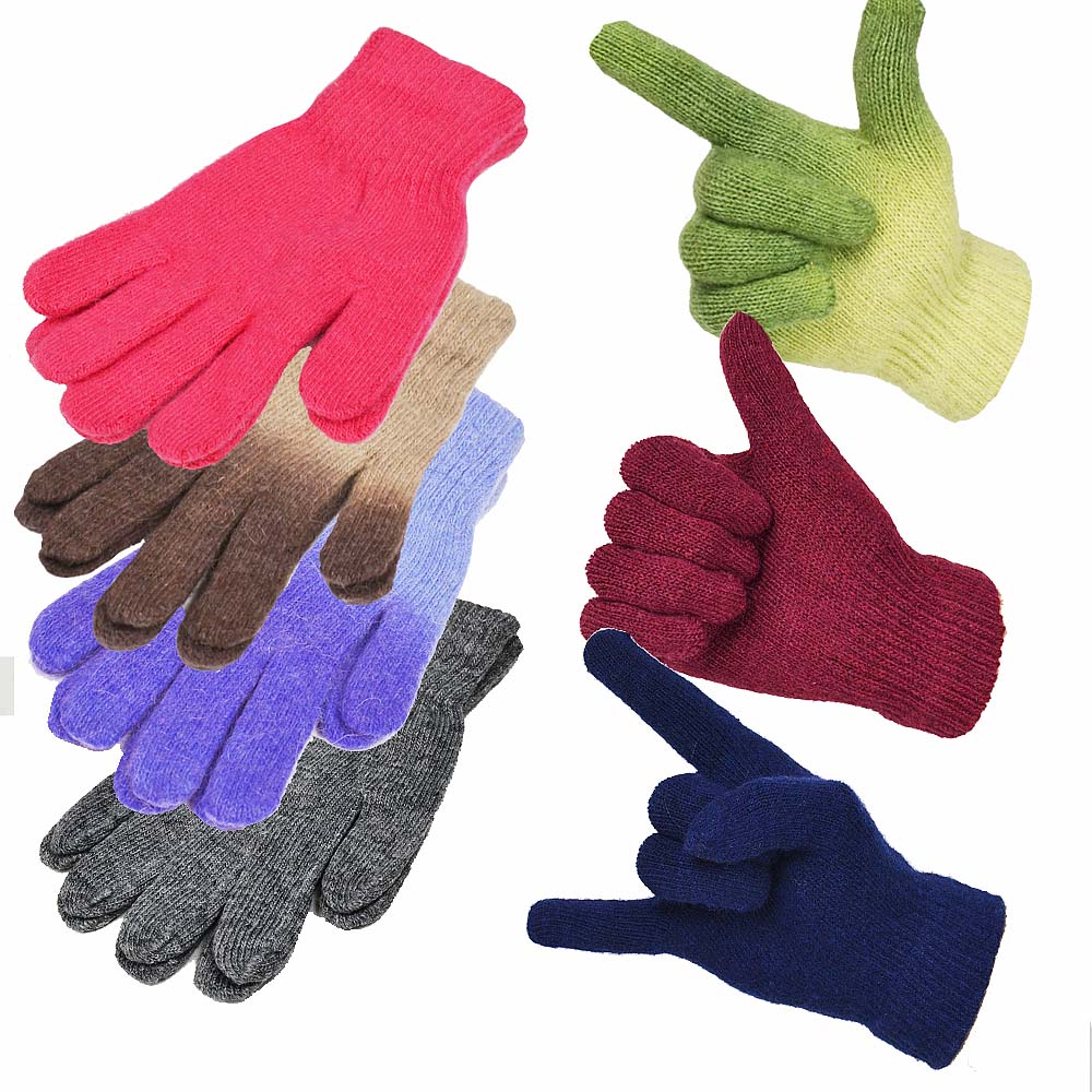 Rękawiczki z Angory Rekawiczki Angora Jesień Zima Rozmiar uniwersalny