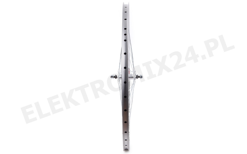 PRZEDNIE KOŁO 24'' Cale Stars Circle ALU SREBRNE Przeznaczenie przód