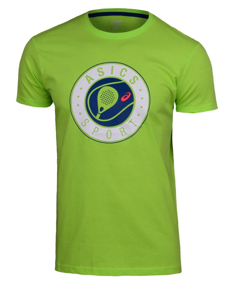 

Nowa koszulka męska Asics zielona r. M