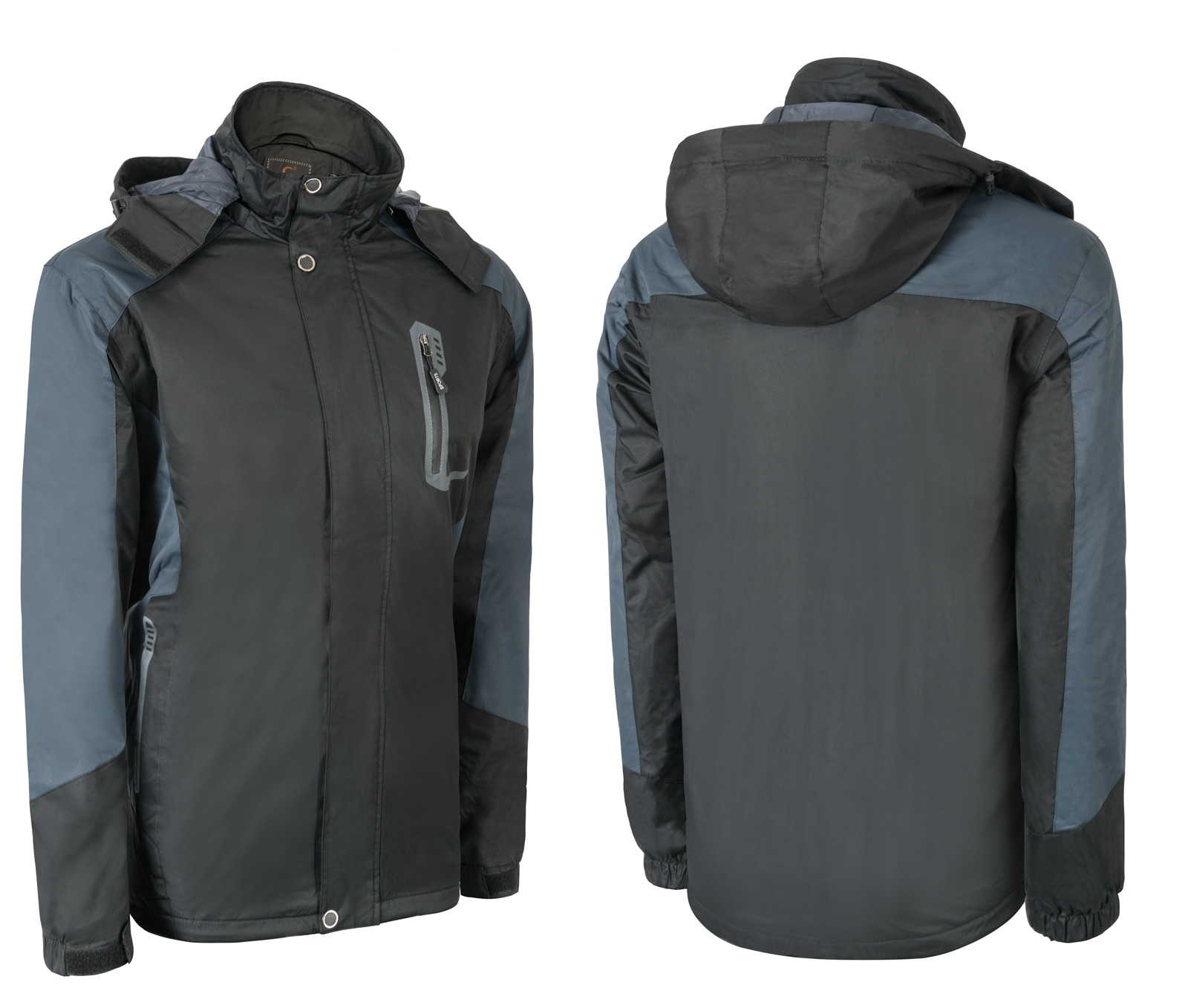 Sportowa Kurtka Męska Wiartoszczelna Wodoodporna Lekko Ocieplana 7016-1 XXL