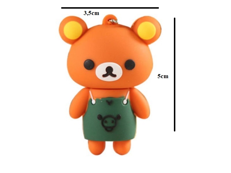PENDRIVE USB 64GB MIŚ ZIELONY BAJKA RILAKKUMA PROM Marka inna
