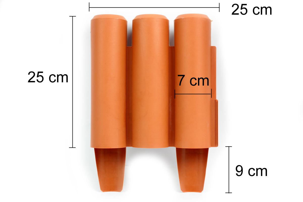 PALISADA Rollborder 2,0m CEGLASTY obrzeże WYSOKA Producent inna