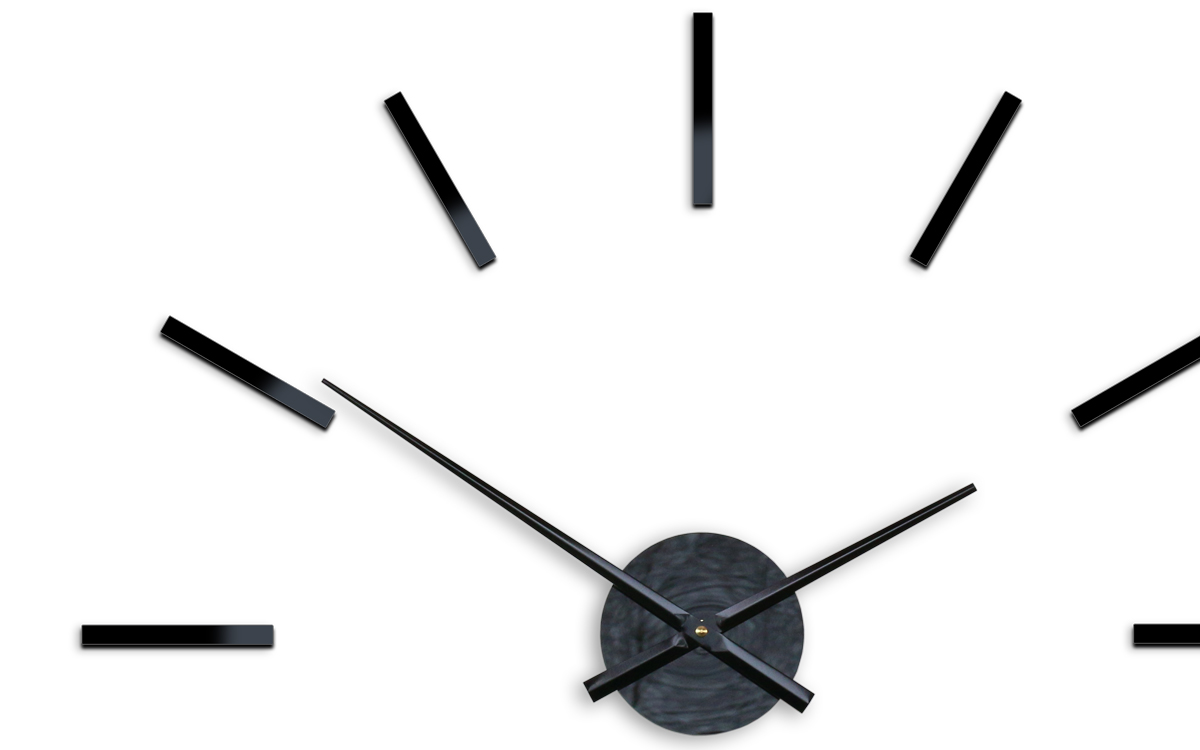 Zegar ścienny ModernClock - SOLO 65 CM Kod producenta SoloBlack