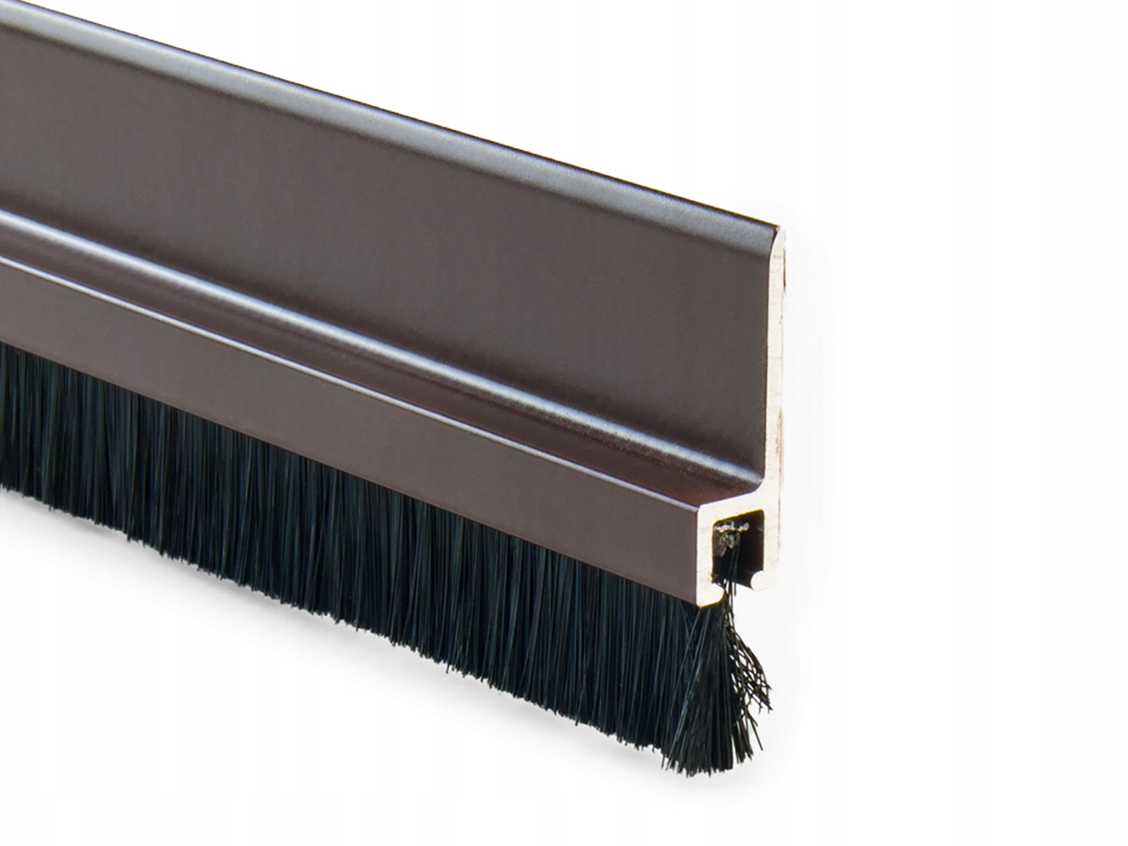 Lišta na dveře Samolepicí Těsnící Kartáč 20 mm Hliník 5ks