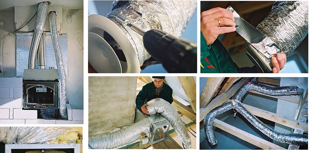 Zestaw do ogrzewania z kominka DGP 180m2 Turbina DARCO Marka Darco