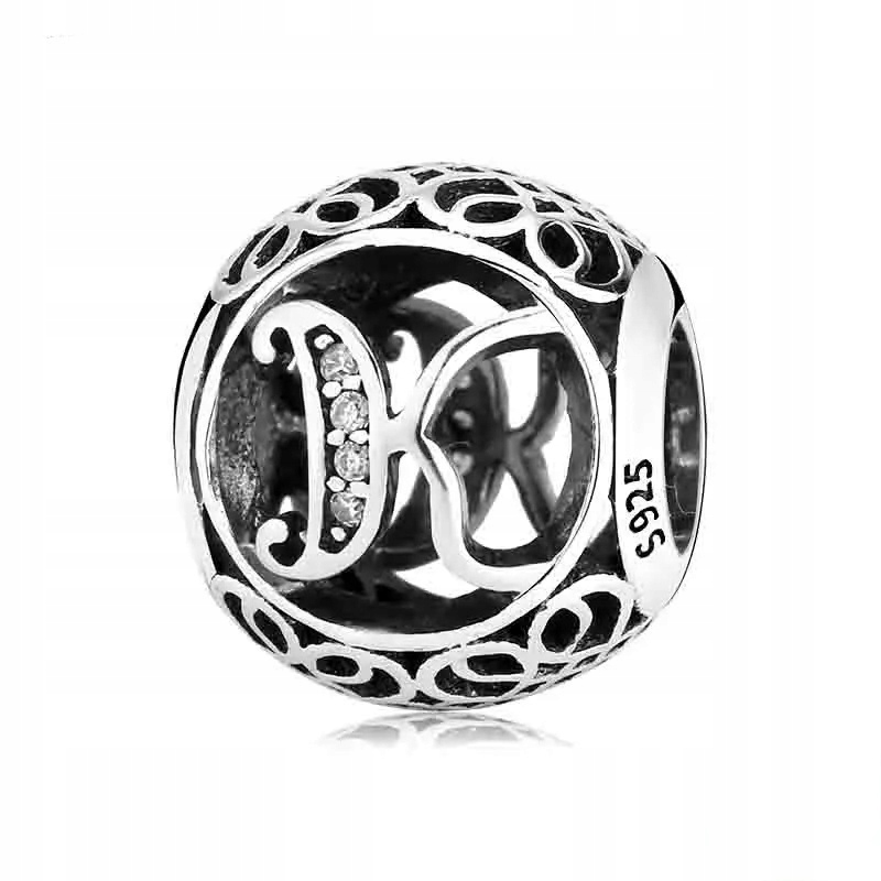 

Charms Litera K Classic Style do Pandora S925