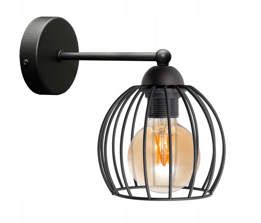 

Kinkiet Ścienny Plafon Loft Edison Druciak Retro