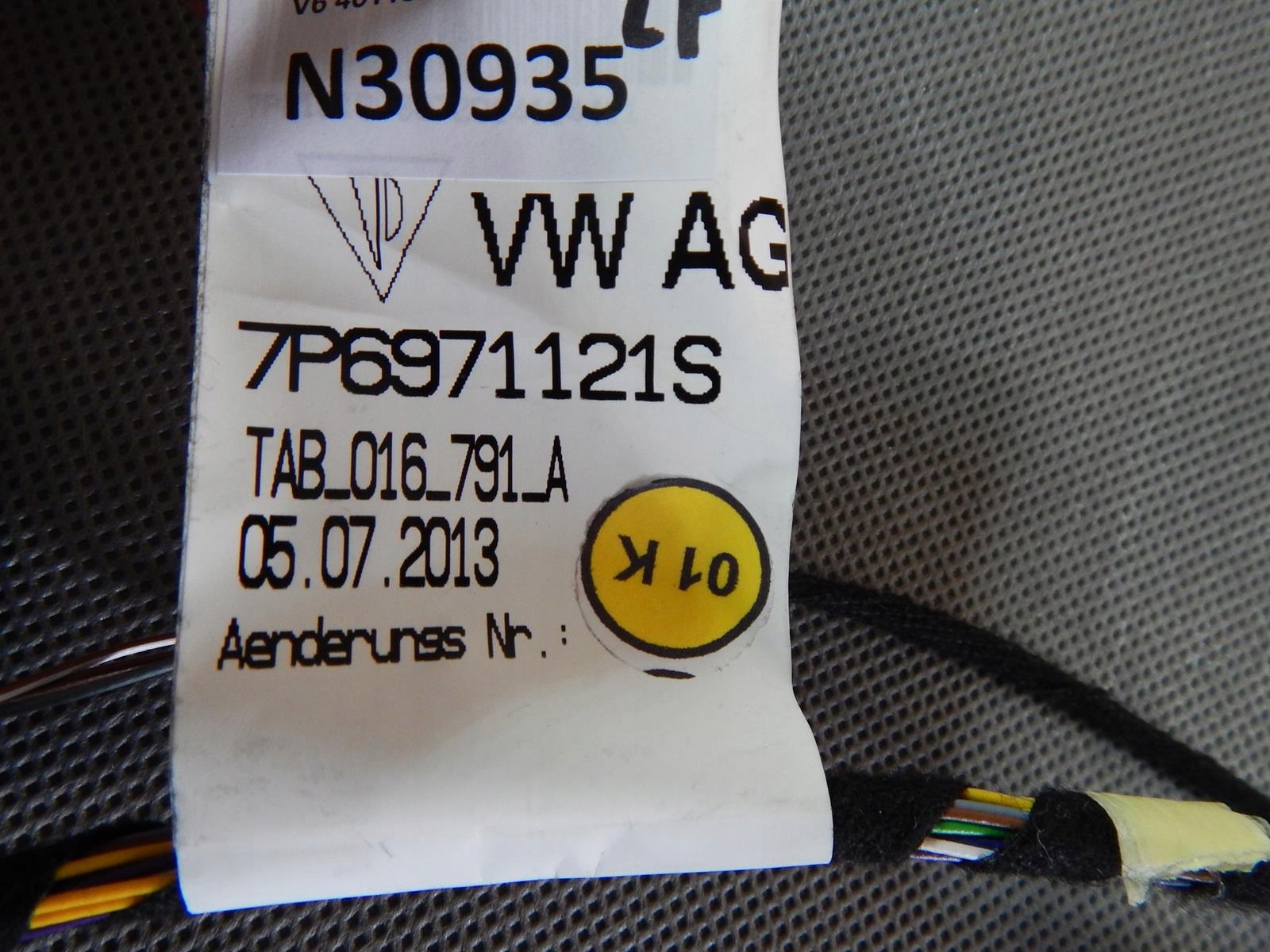 VW TOUAREG bundle left front 7P6971121S
