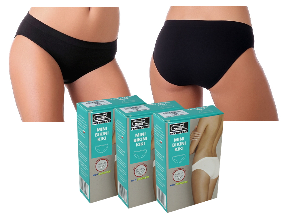

3szt. Gatta majtki Figi bikini Kiki bezszwowe XL