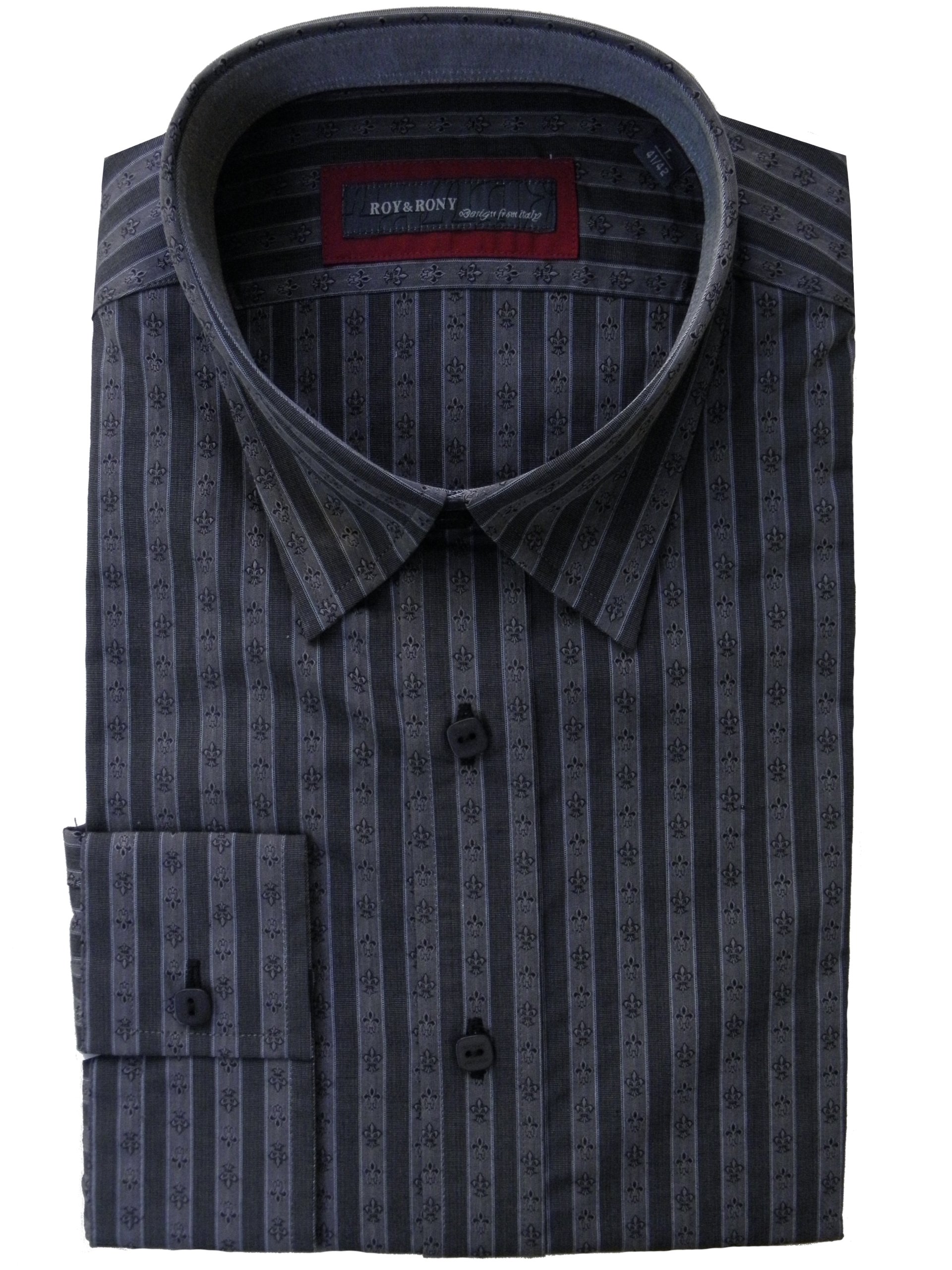 Elegantní pánská košile velikosti XL 43/44 s proužky slim fit