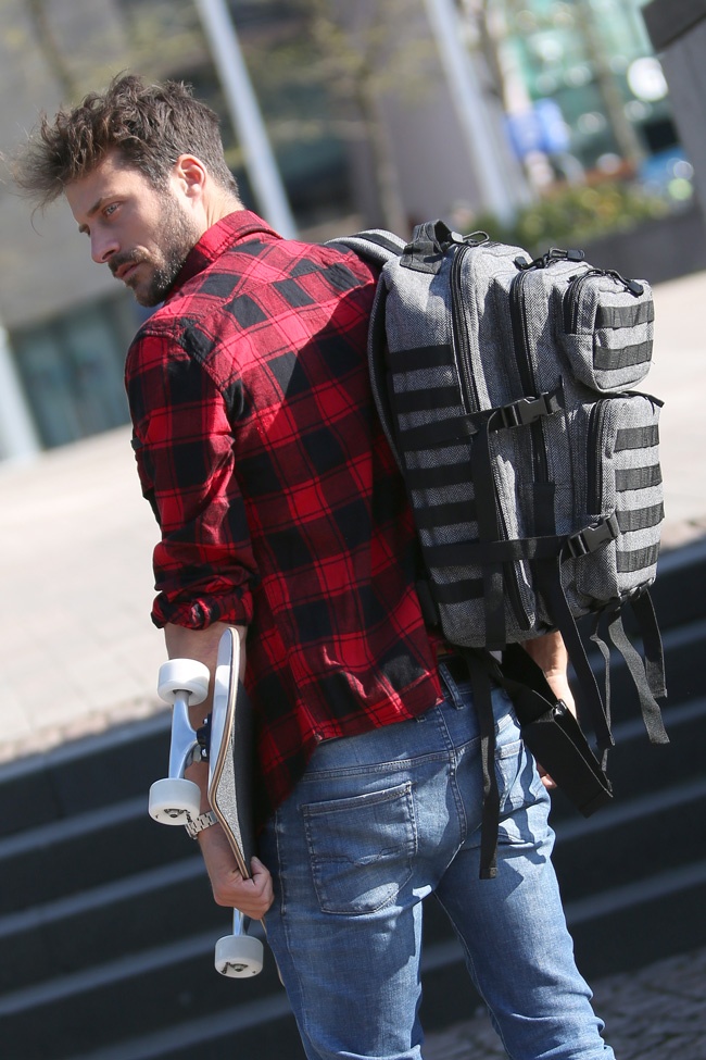 Koszula Brandit Checkshirt red/black XL Rękaw długi rękaw
