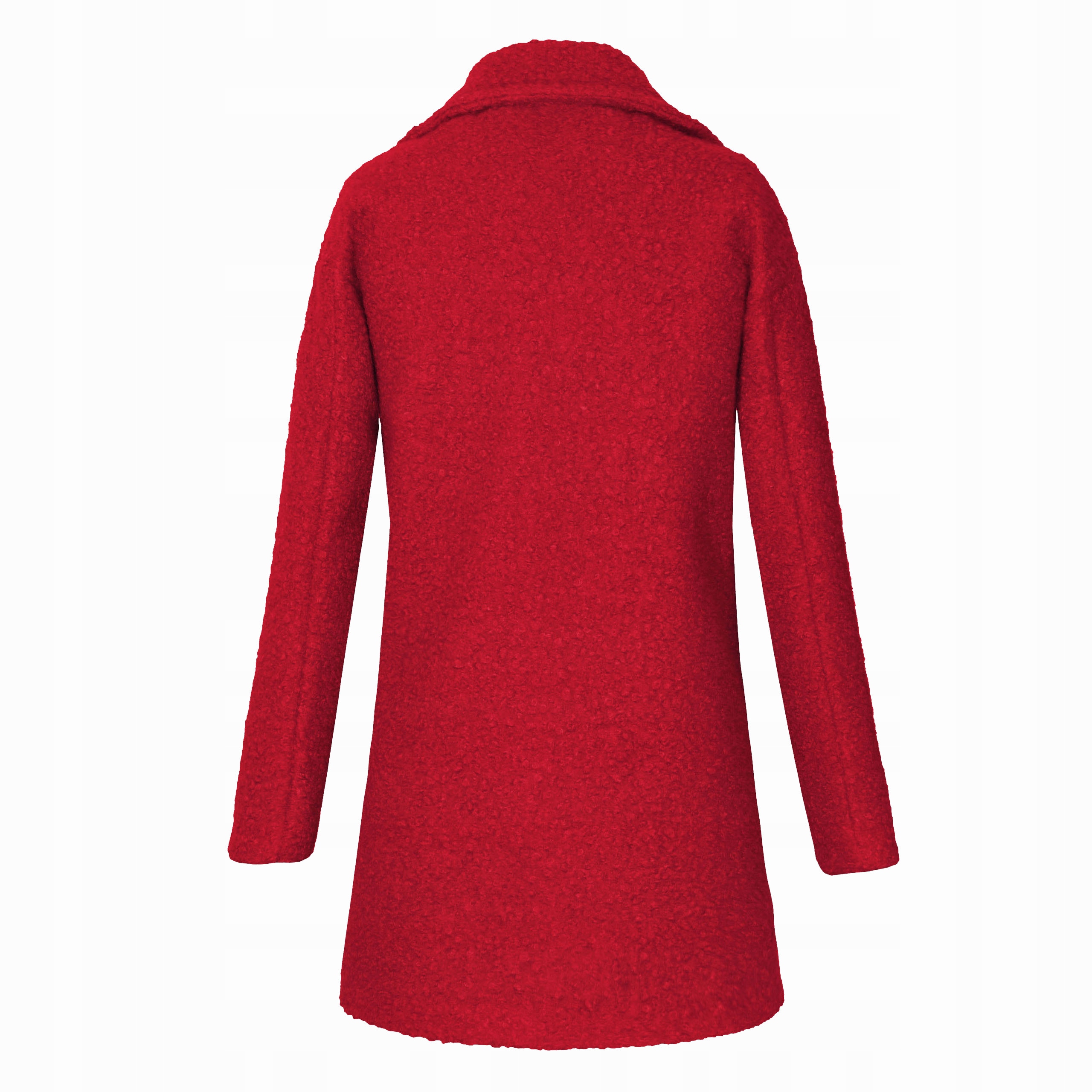 Płaszcz przejściówka KLASYCZNY BUKLA 46 CZERWONY Marka inna