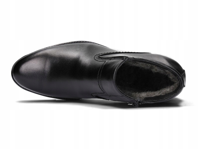 SZTYBLETY MĘSKIE ZIMOWE SKÓRA POLSKIE 282 CZ 40 Rozmiar 40