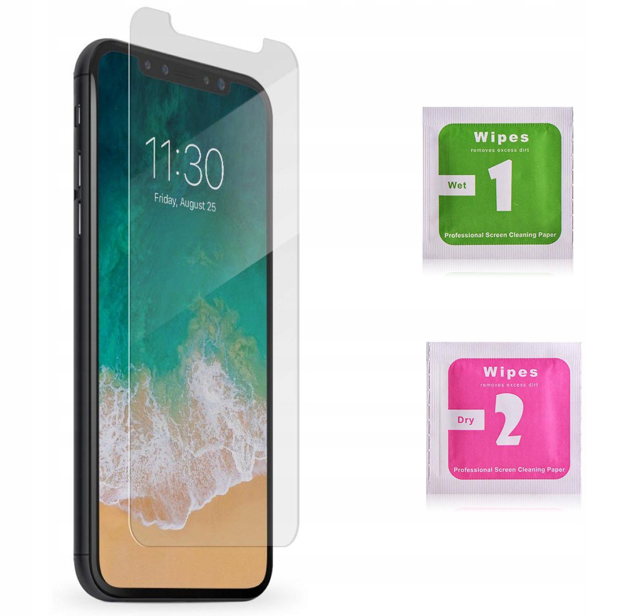 

Szkło Hartowane Szybka 9H do Apple iPhone X 10