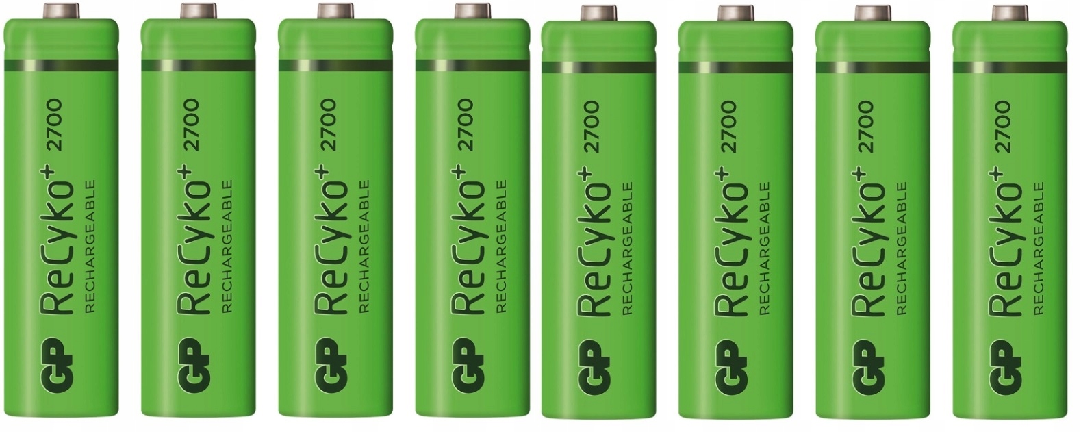 

8 x Akumulator Gp Recyko+ Aa R6 2700mAh Nowość moc