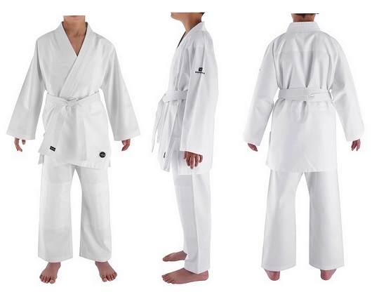 KIMONO DLA DZIECI KARATE JUDO + PAS TU 130cm MOCNE Rozmiar 130 cm