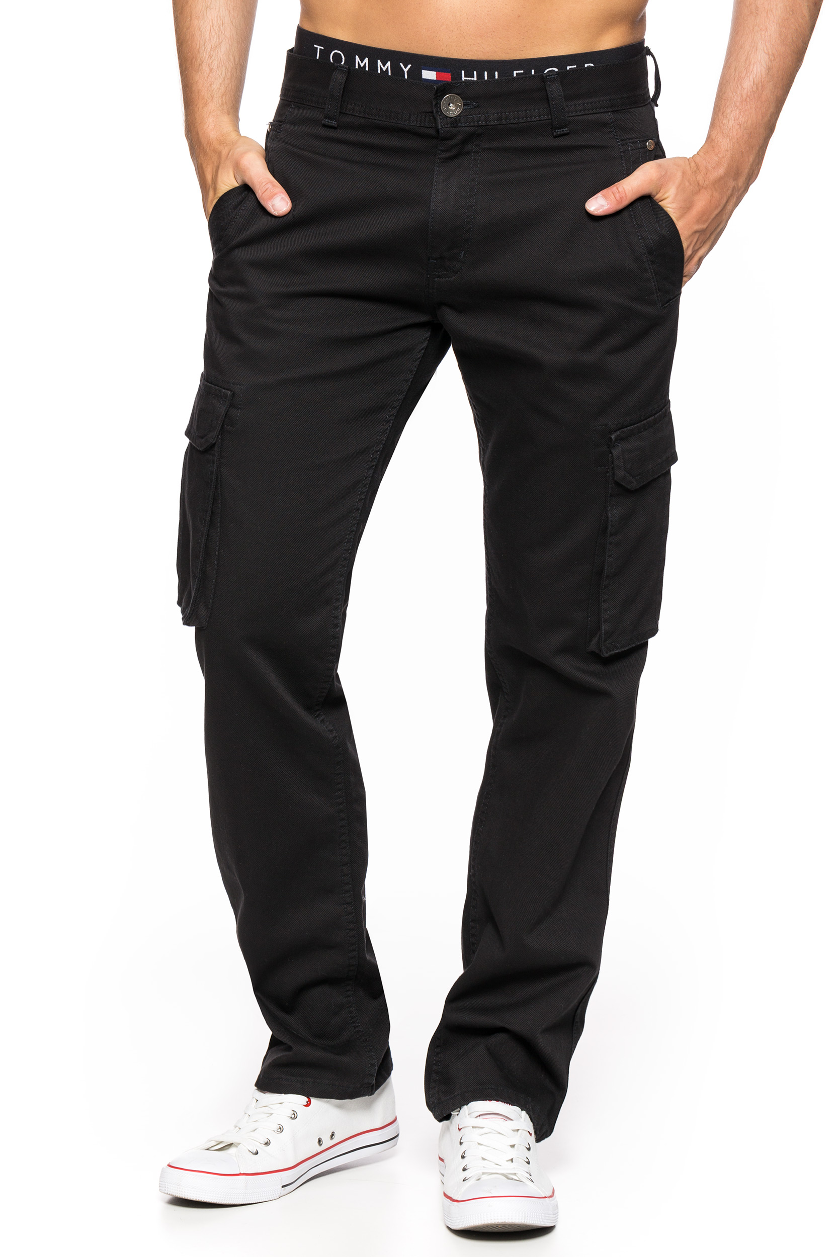 BOJÓWKI MĘSKIE STANLEY JEANS CZARNE - 84cm/L33 Rozmiar 31/32