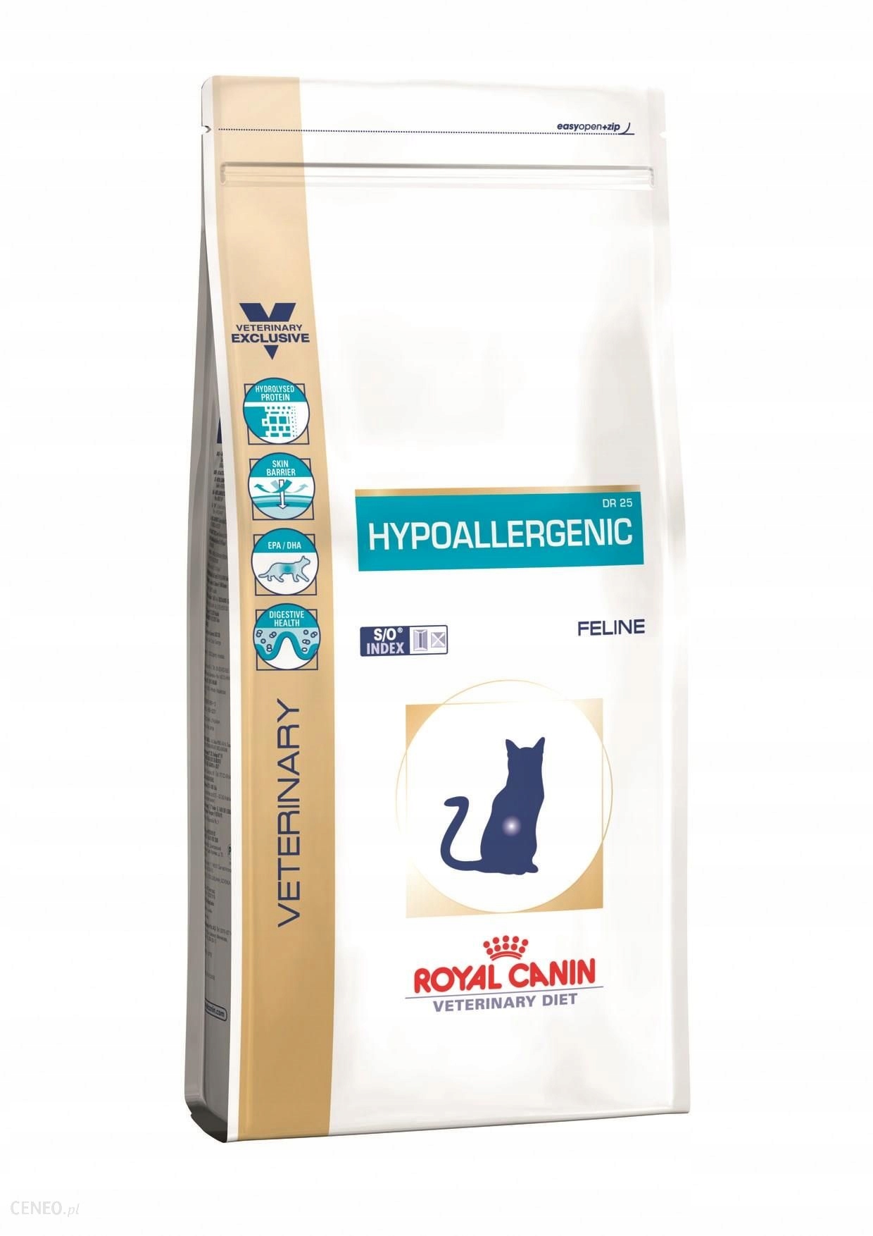 Royal canin veterinary diet cat hot sale hypoallergenic dr 25 4.5 kg