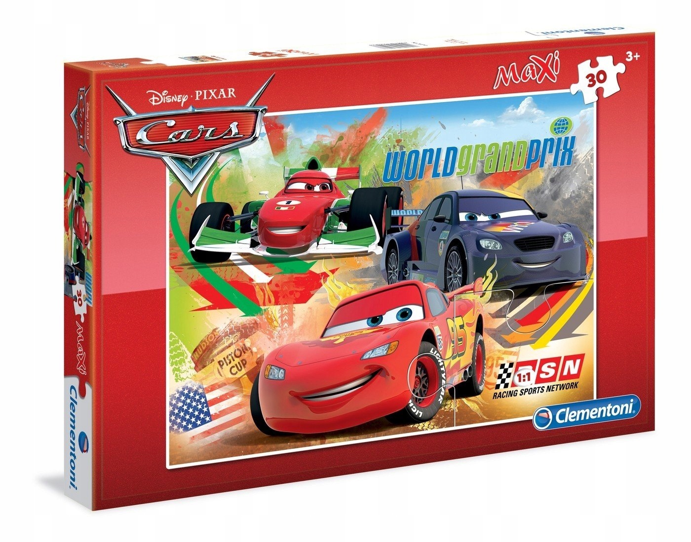 

Puzzle 30 Auta 3 07426 Clementoni